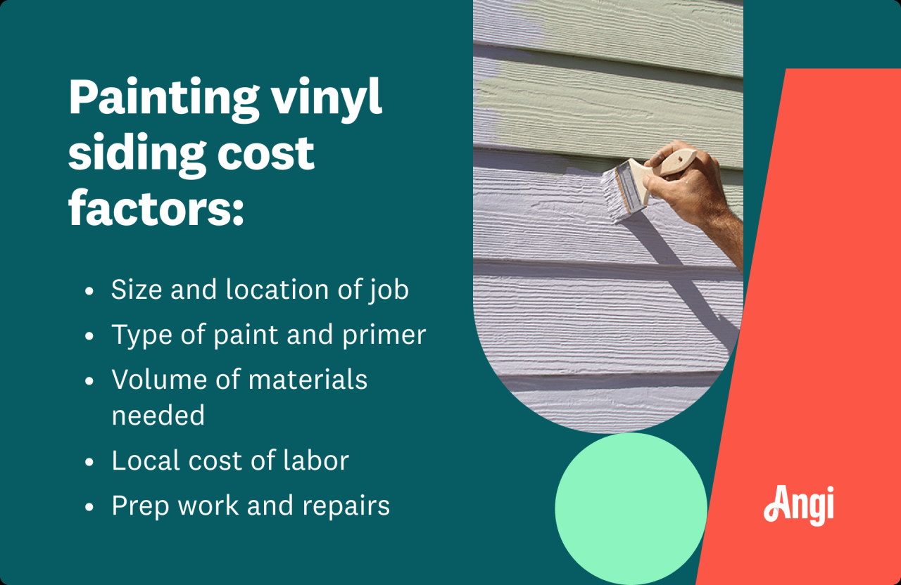 How Much Does It Cost to Paint Vinyl Siding? | Angi